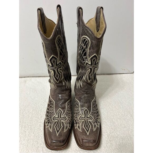 Corral women’s sequin wing and cross Inlay Western boots size 8.5 - Picture 5 of 8